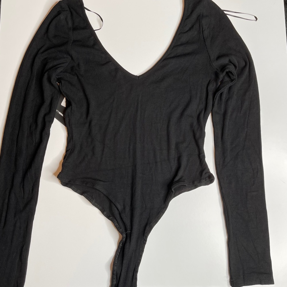 Black FashionNova body suit